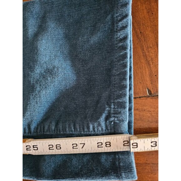 Talbots corduroy straight leg pants size 16 teal - Picture 5 of 8